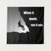 Tenture Escalade motivationnelle escalade (Devant)