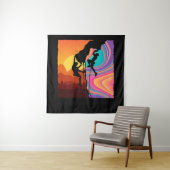 Tenture Escalade murale Retro Escalade Rock (En situation)