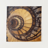 Tenture Escalier circulaire spirale escalier vieux bâtimen (Devant (Horizontal))