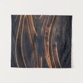 Tenture Escaliers en spirale noir et marron (Devant (Horizontal))