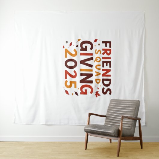 Tenture Escouade Amis Donnant 2025 Automne Automne Tombe R (En situation (horizontale))