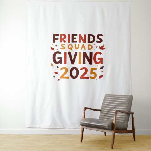 Tenture Escouade Amis Donnant 2025 Automne Automne Tombe R (En situation)