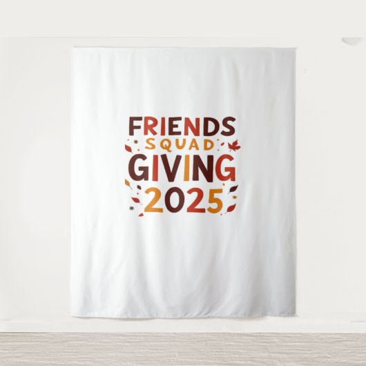 Tenture Escouade Amis Donnant 2025 Automne Automne Tombe R (Devant)