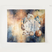 Tenture Espace Anniversaire Premier Voyage Autour Du Solei (Devant (Horizontal))