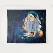 Tenture Espace Anniversaire Premier Voyage Autour Du Solei (Devant (Horizontal))