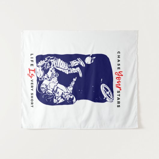 Tenture Espace astronautique (Devant (Horizontal))