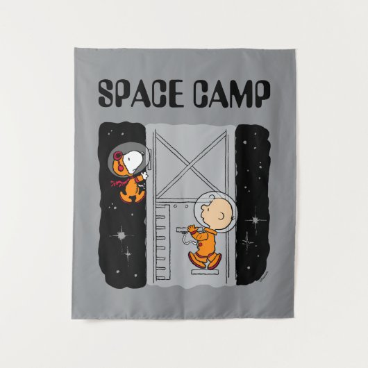 Tenture ESPACE | Snoopy & Charlie Brown (Devant)