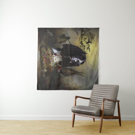 Tenture Espagnol Springer anglais avec faisan (En situation (horizontale))