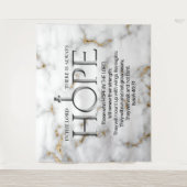 Tenture Espoir Dans Le Seigneur Écriture Verse : Ésaïe 40: (Devant)