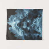 Tenture Esprit de loup de tempête (Devant (Horizontal))