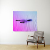 Tenture Esprit du Cheval – Art Mural Abstrait (En situation (horizontale))