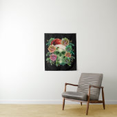 TENTURE ESPRIT VERT PÈRE NOËL ET FLORALE DE NOËL (En situation)