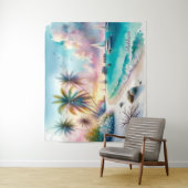 Tenture Esquisse de luxe des Maldives | (En situation)