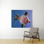 Tenture Est-ce un avion ? Est-ce une montgolfière ? (En situation (horizontale))