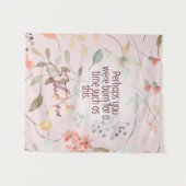 Tenture Esther 4:14 Art de verset de la Bible chrétienne (Devant (Horizontal))