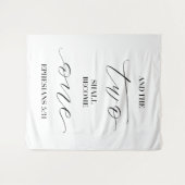 Tenture et les deux deviendront un - mariage (Devant (Horizontal))