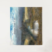 Tenture Etanche d'automne peinture aquarelle (Devant)