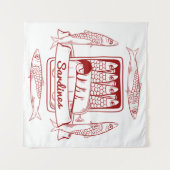 Tenture Étanchéité des sardines (Devant (Horizontal))