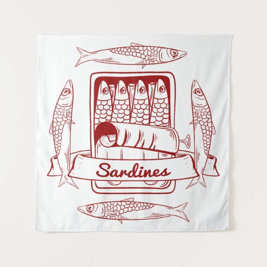 Tenture Étanchéité des sardines (Devant)