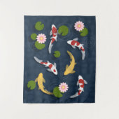 Tenture Étang japonais de poissons Koi (Devant)