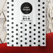 Tenture Étape et répétition de l'événement du logo de l'en