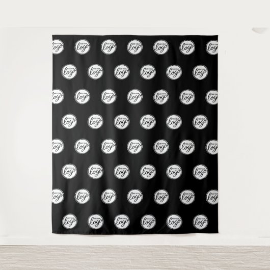 Tenture Étape et répétition du logo personnalisé (Devant)