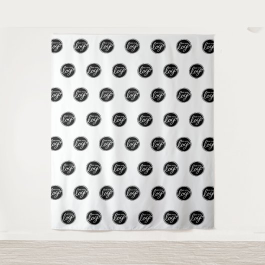 Tenture Étape et répétition du logo personnalisé (Devant)