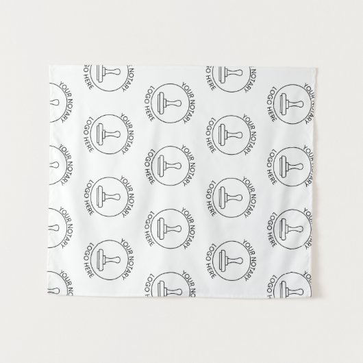 Tenture Étape Répéter l'événement du logo Ajouter le logo (Devant (Horizontal))