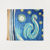 Tenture Etarry Ocean Summer Beach Waves (Devant (Horizontal))