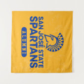 Tenture État Spartans de San Jose affligé (Devant (Horizontal))