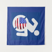 Tenture États-Unis handicapés (Devant (Horizontal))