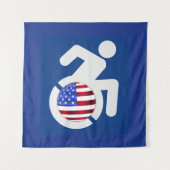Tenture États-Unis handicapés (Devant)