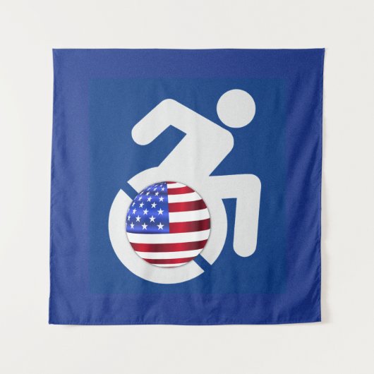 Tenture États-Unis handicapés (Devant)