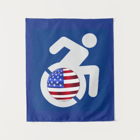 Tenture États-Unis handicapés (Devant)