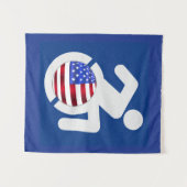 Tenture États-Unis handicapés (Devant (Horizontal))