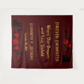 Tenture Eternal Romance Mariage fond (Devant (Horizontal))