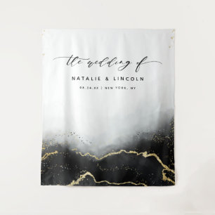 Tenture Ethereal Mist Ombre noir Photo Boot fond