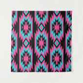 Tenture Ethnic American Indian : Motifs aztèques. (Devant (Horizontal))