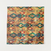Tenture Ethnic boho grunge old pattern. Tribal art print. (Devant (Horizontal))