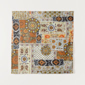 Tenture Ethnic Digital Abstrait : Motif sans faille (Devant (Horizontal))