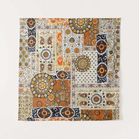 Tenture Ethnic Digital Abstrait : Motif sans faille (Devant)