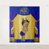 Tenture Ethnic Prince Baby shower Backdrops (Devant)