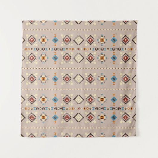 Tenture Ethnic seamless pattern (Devant (Horizontal))