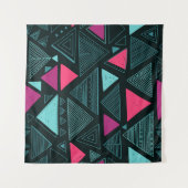 Tenture Ethnic Tribal Boho : Doodle Vintage. (Devant)