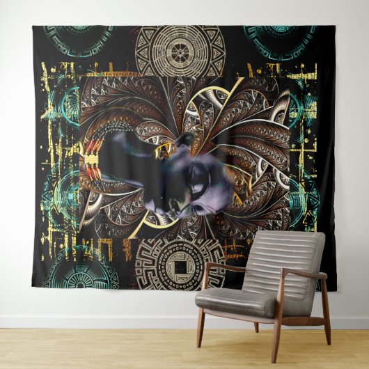 Tenture Ethnique (En situation (horizontale))