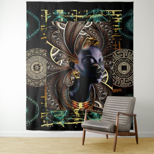 Tenture Ethnique (En situation)