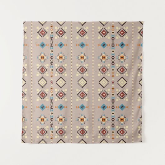 Tenture Ethnique : un motif tribal transparent (Devant)