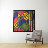 Tenture Ethno africain sans couture traditionnelle motif (En situation (horizontale))