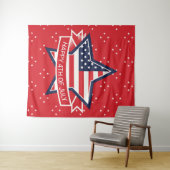 Tenture Étoile américaine (En situation (horizontale))