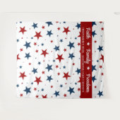 Tenture Étoiles chrétiennes patriotiques Toile de fond pou (Devant (Horizontal))